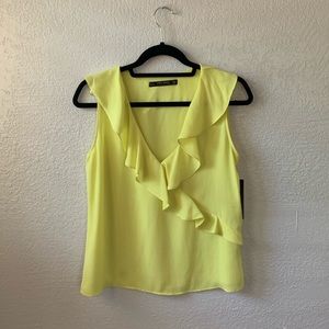•Zara• Yellow Sleeveless Blouse